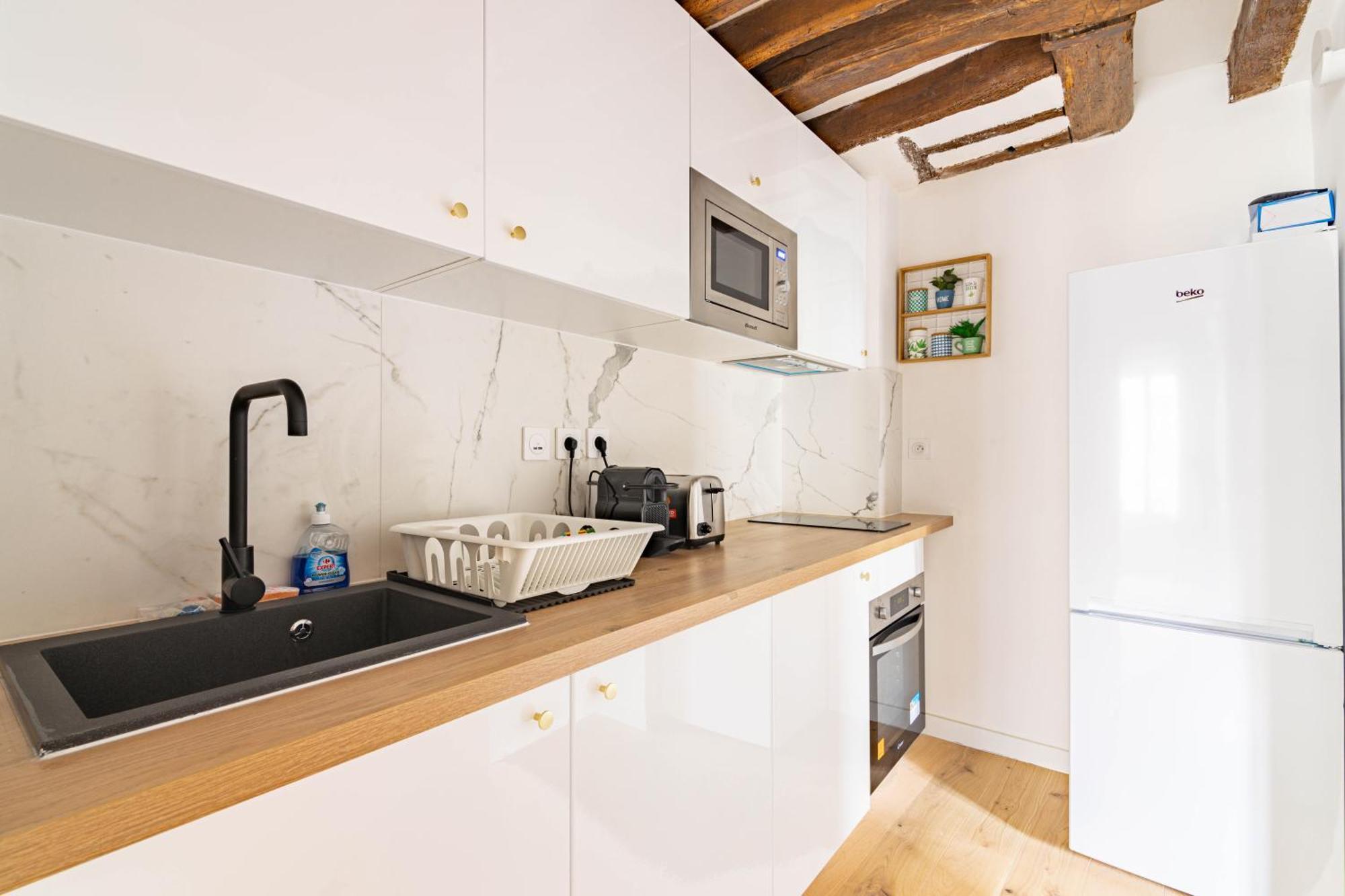 Appartement Quartier Fontaine Chatelet Les Halles Free Netflix París Exterior foto