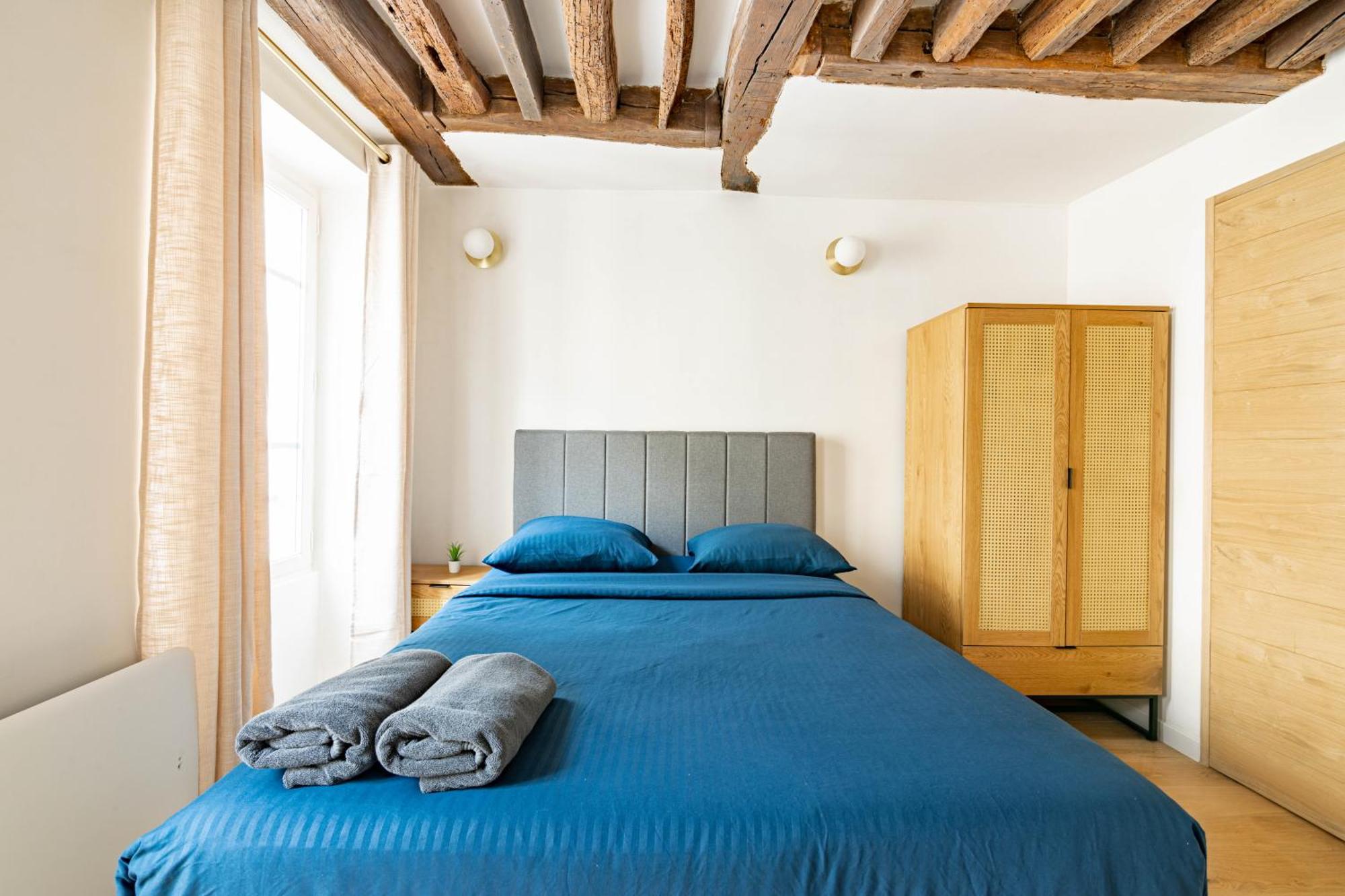 Appartement Quartier Fontaine Chatelet Les Halles Free Netflix París Exterior foto