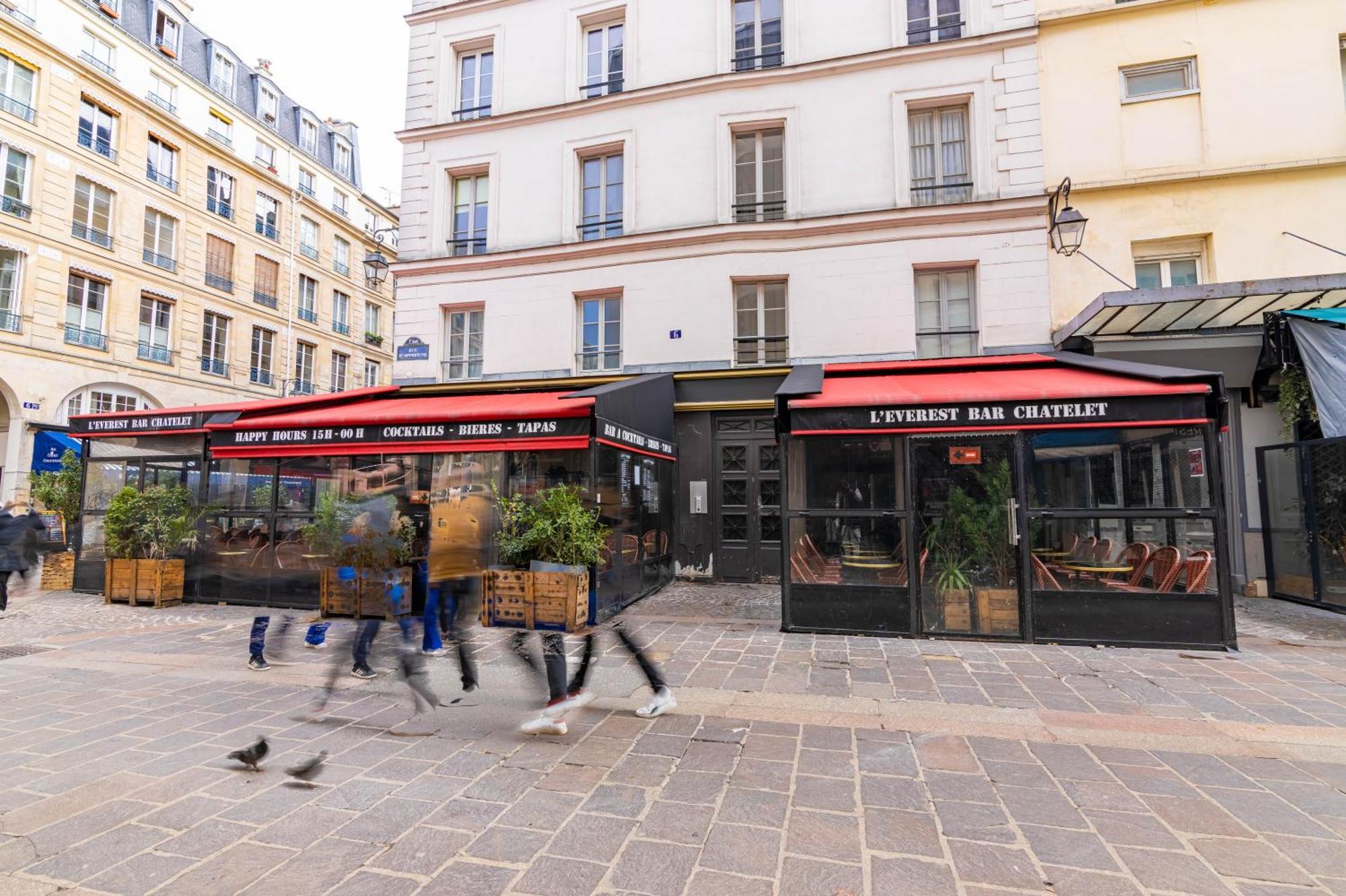 Appartement Quartier Fontaine Chatelet Les Halles Free Netflix París Exterior foto